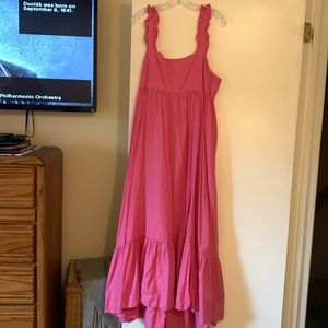 Pink Free People midi💖